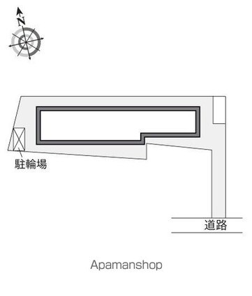 レオパレスＳＴＯＮＥ　ＤＯＲＦ[1K/20.01m2]の配置図