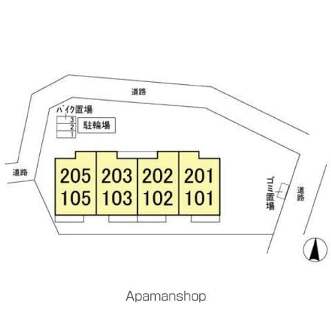 ポンテ・フィオーレ 105 ｜ 東京都三鷹市井の頭１丁目10-2（賃貸アパート1LDK・1階・35.76㎡） その15