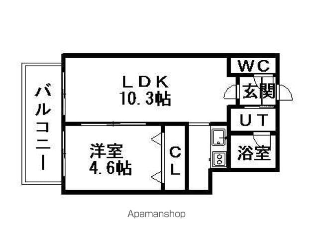 レジディア南一条イーストの間取り写真