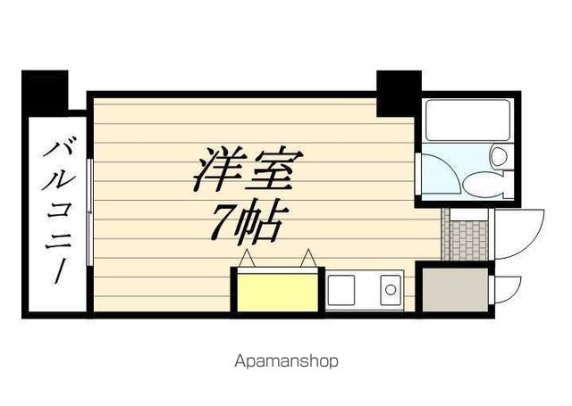 プリメゾン博多 503 ｜ 福岡県福岡市博多区美野島３丁目5-2（賃貸マンション1R・5階・21.10㎡） その2