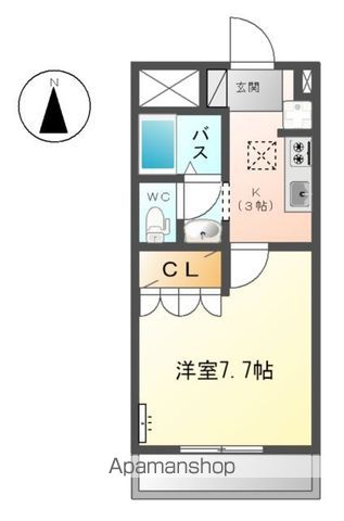 レシェンテVの間取り写真