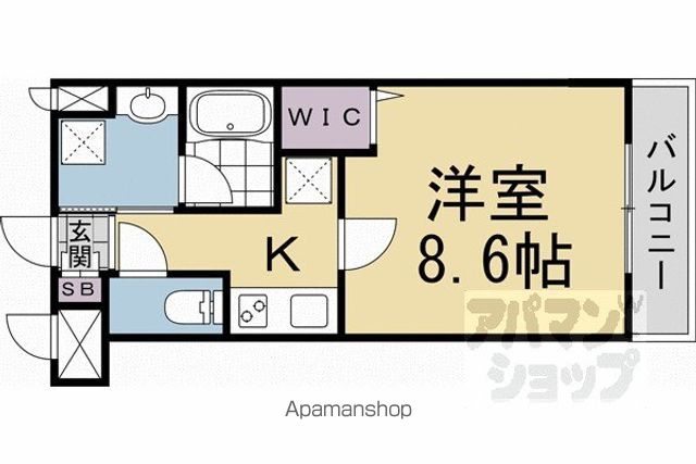 CREDOR龍谷大南の間取り写真