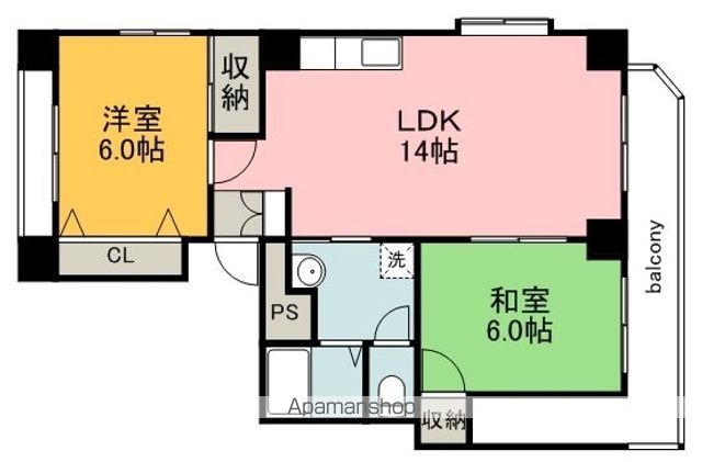 福地産業加古町ビルの間取り写真