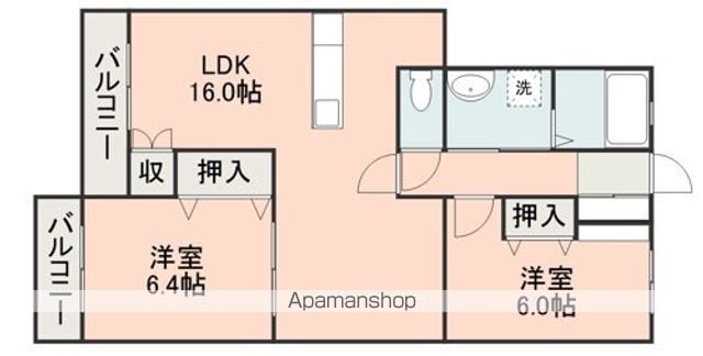 ヒルズ水前寺の間取り写真