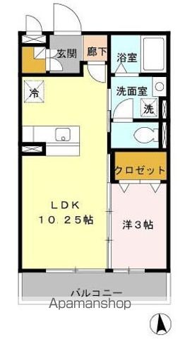 フェリスタ宮沢の間取り