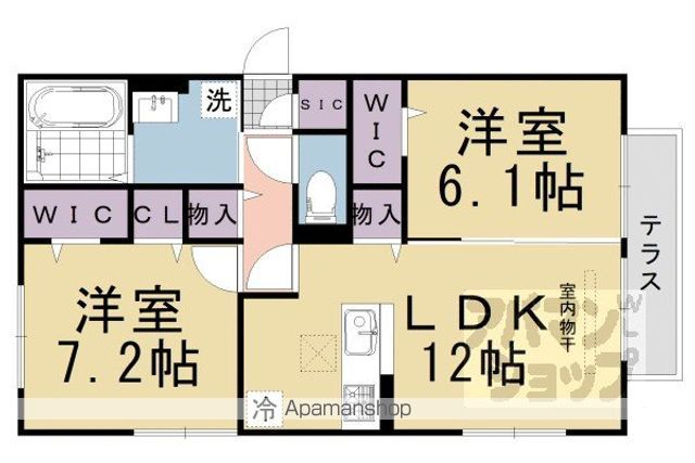 ベラーシア嵐山の間取り写真