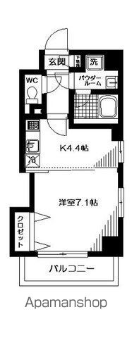 メゾンドゥグランディルの間取り