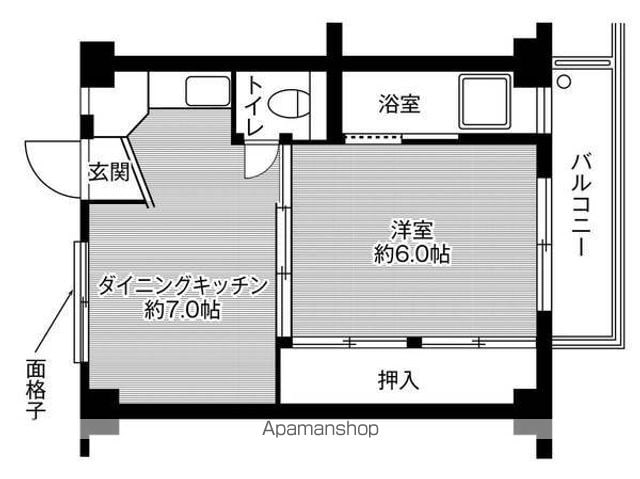 ビレッジハウス長草2号棟の間取り写真