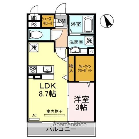 メゾンドールMの間取り写真