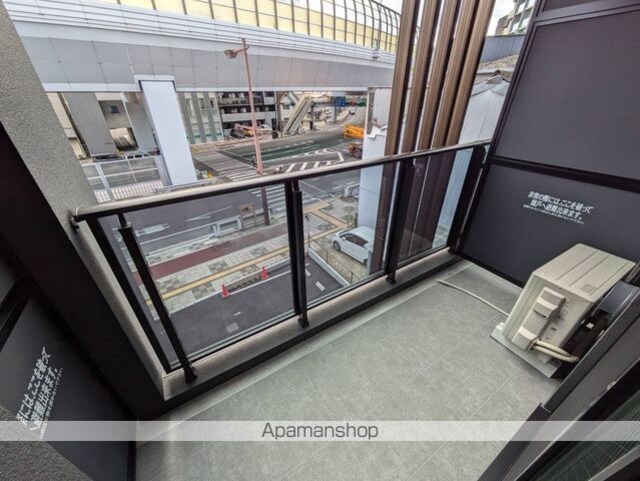 広島県広島市西区観音本町１丁目[1K/27.23m2]のバルコニー