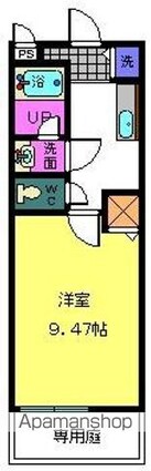 フジパレス　手平[1K/27m2]の間取図