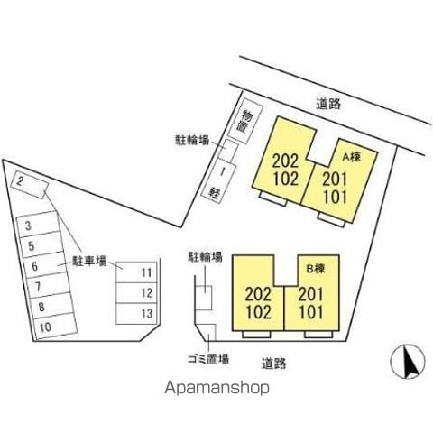 グリーンパーク　Ａ 101 ｜ 千葉県柏市藤心808-10（賃貸アパート2LDK・1階・53.48㎡） その25