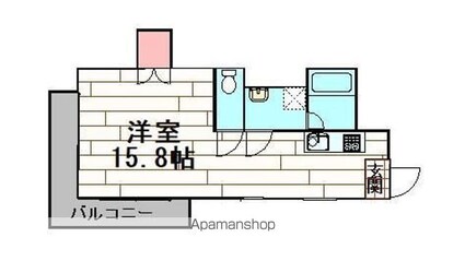 ピカデリーサーカス[1R/27.55m2]の間取図