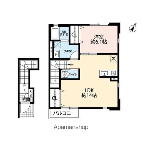 【デュラカーサ　羽村Ⅰの間取り】