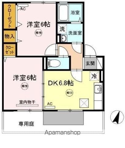 フルーア上林の間取り写真