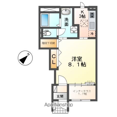 サンビラーゼウエストの間取り