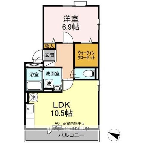 スカイコートＡの間取り