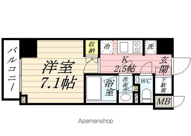 【エルスタンザ平河町の間取り】