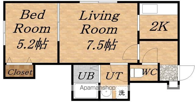 VILLA・POPOLOIIIの間取り写真
