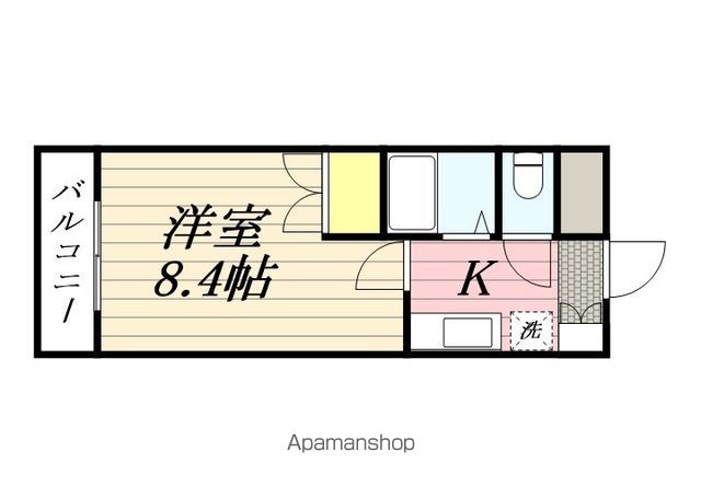 【福岡市南区高木のマンションの間取り】