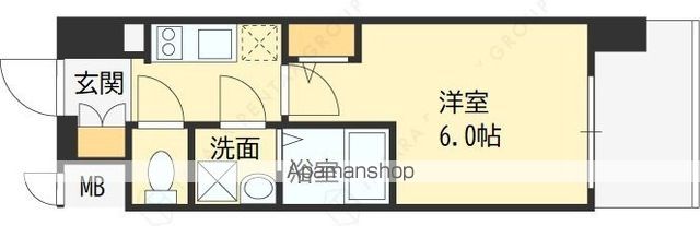 エスリードレジデンスグラン大阪福島ノースの間取り写真