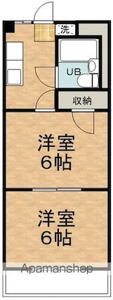 ＶＳＨ橘[2K/29.1m2]の間取図