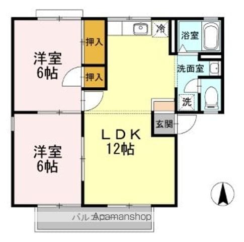 セジュール千代田の間取り写真