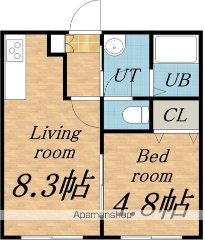 WHITELILLY 発寒8条の間取り写真