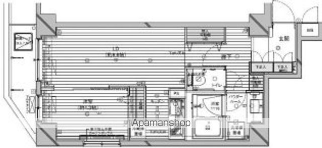 台東区三筋のマンションの間取り