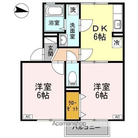 セジュール宮内の間取り写真