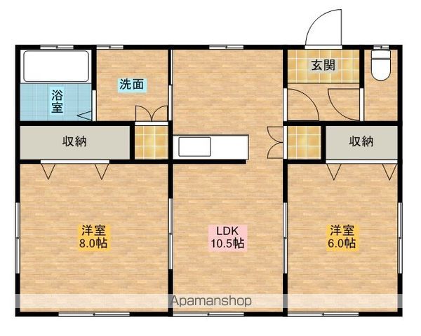 ヒルズ息栖の間取り