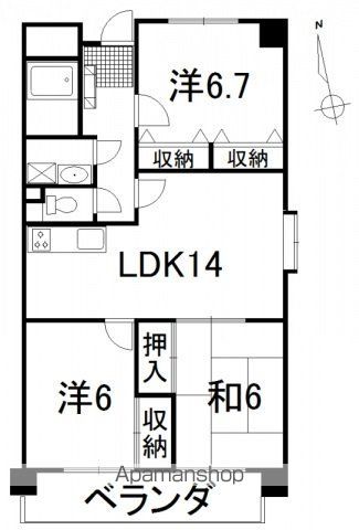 ASTEP西条の間取り写真