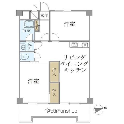 アクエルド長岡京の間取り写真