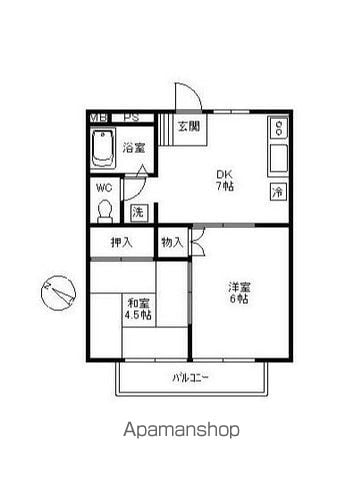 ハイムマルマの間取り写真