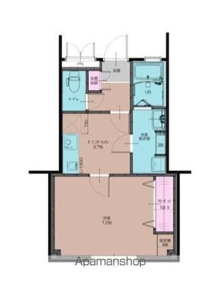 ＵビルⅡ[1DK/30.33m2]の間取図