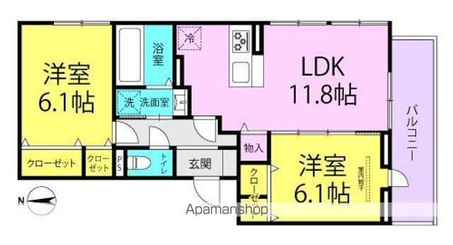 LAMAISON塚口の間取り写真
