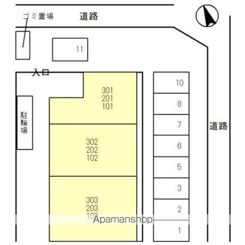 ジェンネット 201 ｜ 埼玉県三郷市中央５丁目28-5（賃貸アパート1LDK・2階・48.68㎡） その11