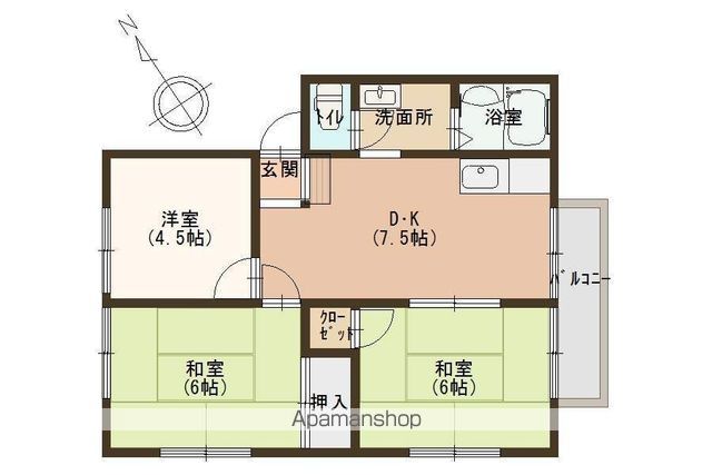 【ウインディア小笹の間取り】