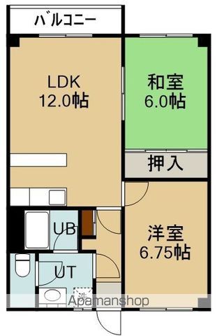マンションマルノの間取り写真