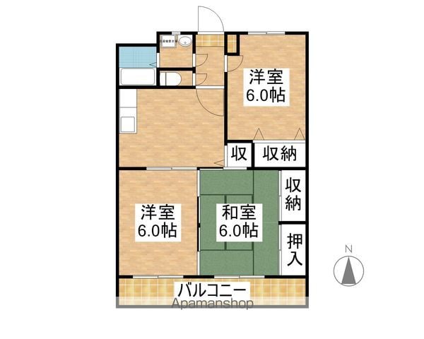 サンフラワー東町の間取り写真