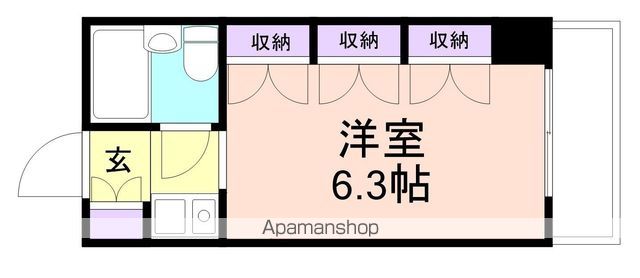 【和歌山市西布経丁のマンションの間取り】