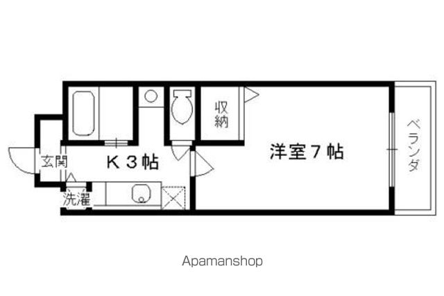 京阪電気鉄道京阪線 中書島駅 徒歩29分 6階建 築21年の間取り写真