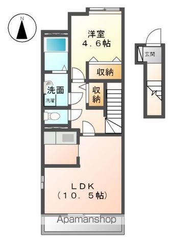 プランドールたちばなの間取り写真
