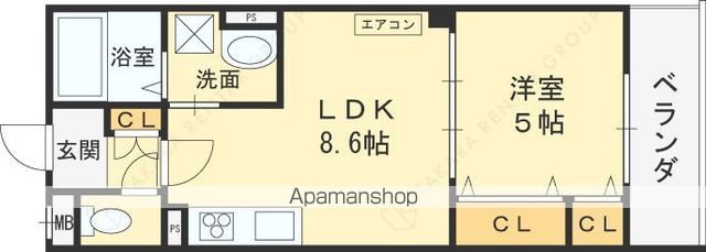 クリエオーレ出口の間取り写真