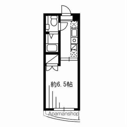 Ｆ．Ｓ．Ｃ．新宿マンション[1K/21.28m2]の間取図