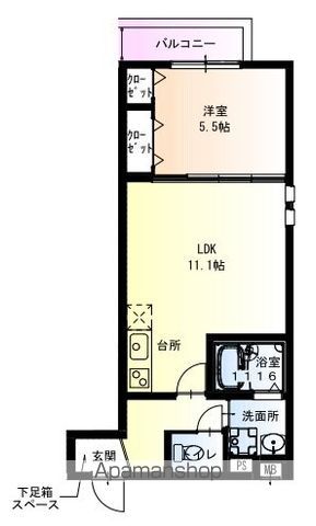 フジパレス服部西町II番館の間取り写真