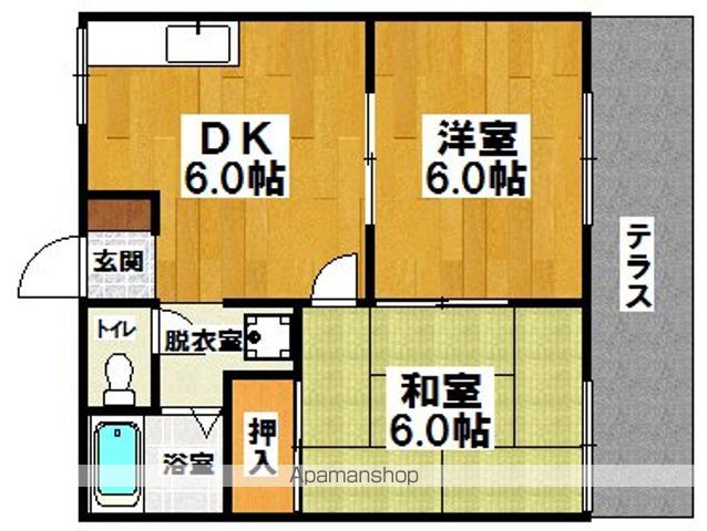 パインリーフ泉ヶ丘3号館の間取り写真