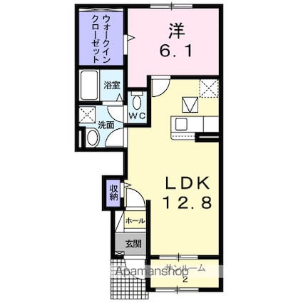 セレナーデ[1LDK/50.13m2]の間取図