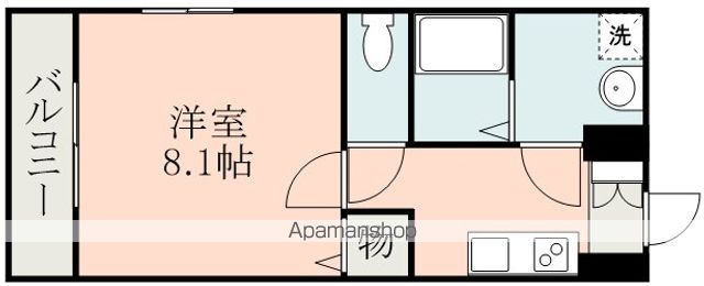リバージュ県庁通りの間取り写真