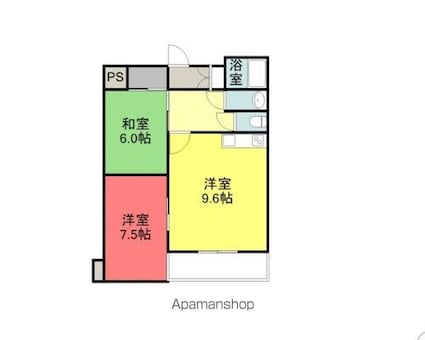サカヨシレジデンス[2DK/50.81m2]の間取図
